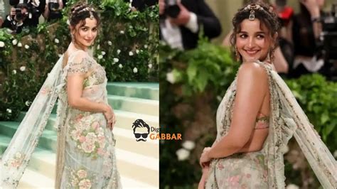 Alia Bhatt Steals Attention With A Stunning Sabyasachi Saree At Met