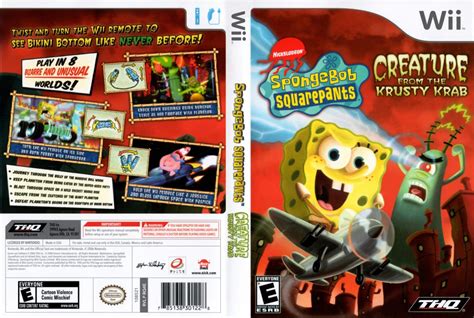 SpongeBob Squarepants Creature from the Krusty Krab - Nintendo Wii Game ...