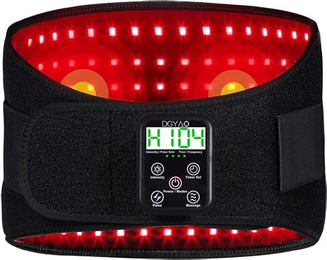 DGYAO Cordless Red Light Therapy Belt For Body 10000mAh Battery Near