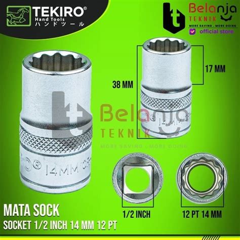 Jual Tekiro Mata Kunci Shock Inch Mm Pt Mata Kunci Sok Sock