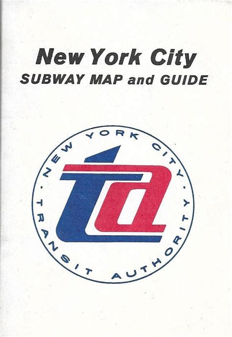 NEW YORK CITY SUBWAY MAP AND GUIDE NYC TRANSIT AUTHORITY. | #4551546393