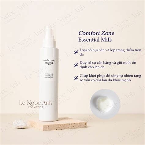 Sữa Rửa Mặt Comfort Zone Essential Milk 200ml Le Ngoc Anh Cosmetic