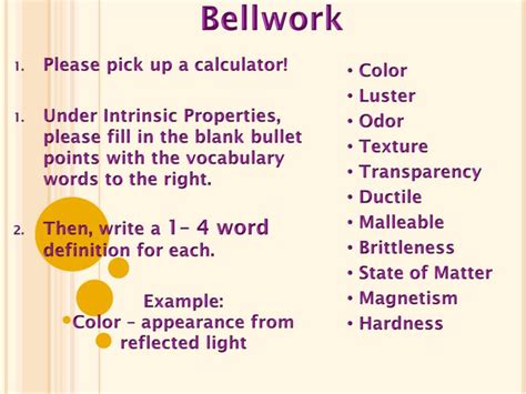 PPT - Bellwork PowerPoint Presentation, free download - ID:2801125