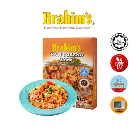 Brahims Nasi Goreng Ikan Masin Salted Fish Fried Rice 250g - TravelFood.My