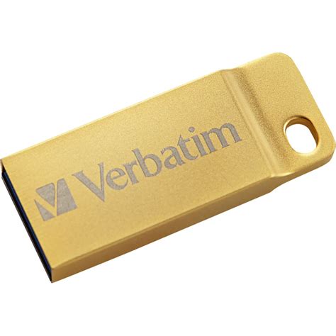 Verbatim 16GB Metal Executive USB 3 0 Flash Drive Gold 99104