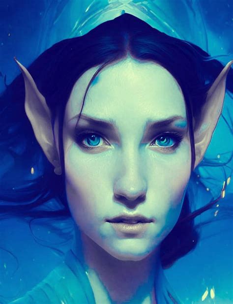 Blue Elf By Lupogun On Deviantart