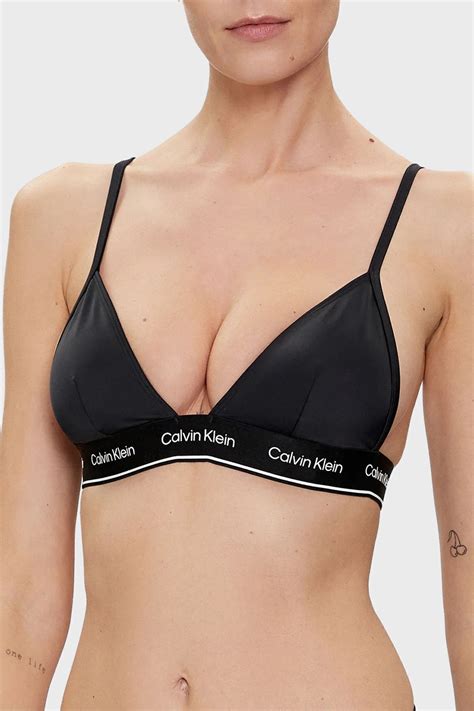 Calvin Klein Logolu Ayarlanabilir Omuz Ask L Gen Bikini St