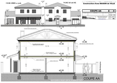 Coupe maison Bègle Pascal Rigaud Architecte dplgPascal Rigaud