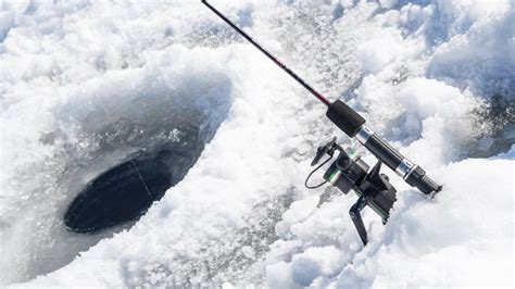 Ice Fishing On Leech Lake Preparing For The Winter Fishing Season