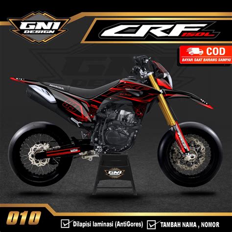 Jual Bisa Cod Decal Stiker Dekal Sticker Crf 150 L Variasi Lis