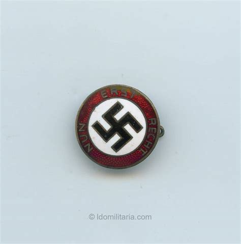 NSDAP Nun Erst Recht Slogan Badge Ges Gesch LDO Militaria