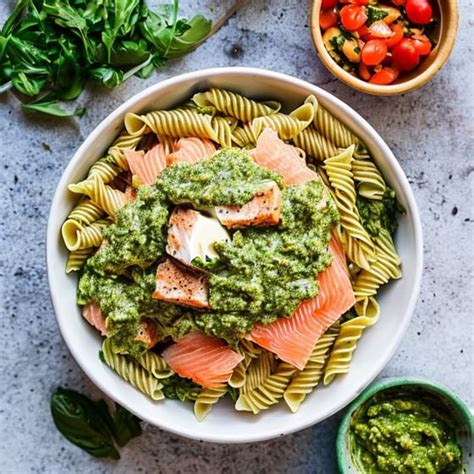 Koude Pastasalade Met Zalm En Pesto Jumbo