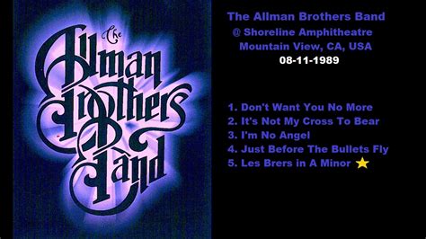 The Allman Brothers Band Les Brers In A Minor Mountain View Ca 08