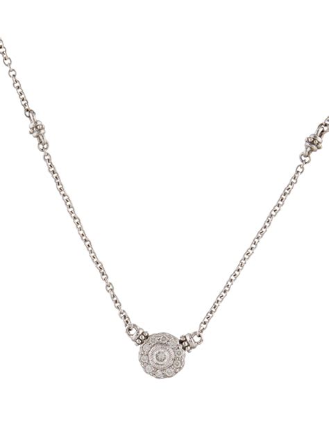 Judith Ripka K Diamond Heart Pendant Necklace K White Gold