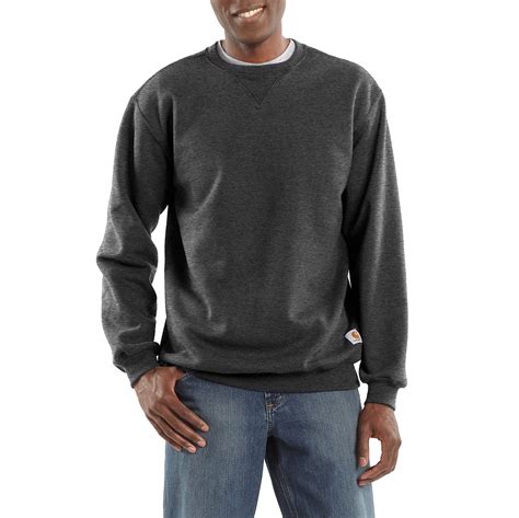 Men S Midweight Crewneck Sweatshirt K124 Carhartt