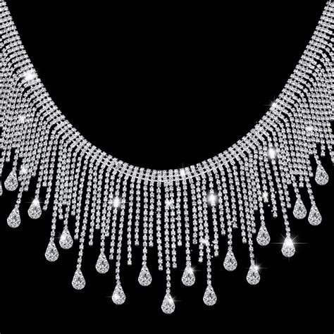 Amazon Amztkdiy Rhinestone Fringe Trim Rhinestone Sewing Beaded