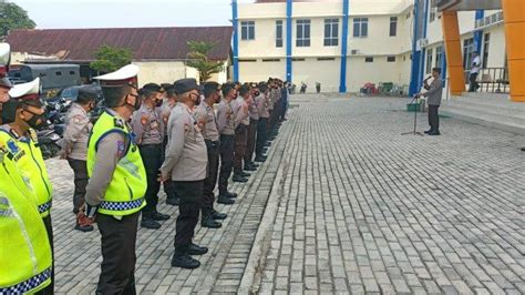 Polri Kerahkan Puluhan Personel Amankan Aksi Unjuk Rasa Ojol Di