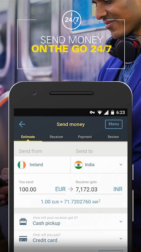 Western Union Ca Send Money Transfers Quickly Android Apps On