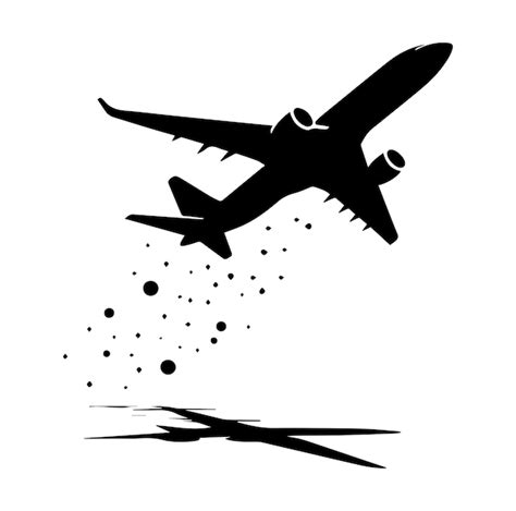 Premium Vector | Free Vector Airplane vector silhouette