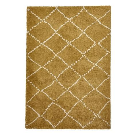 Berber Style Rug Yellow Yellow Think Rugs La Redoute Home