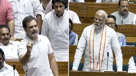 ‘bjp Rss Not Entire Hindu Society’ Rahul Gandhi Vs Pm Modi Showdown In Lok Sabha India News