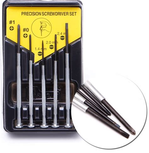 6PCS Mini Screwdriver Set with Case, Precision Screwdriver Kit with 6 ...