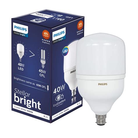 Buy Philips 40w B22 Led Cool Day Light Light Pack Of 1 Online At Low