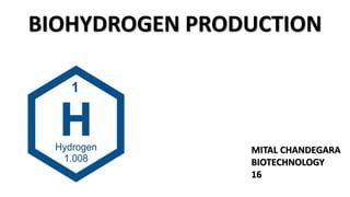 Biohydrogen production | PPT