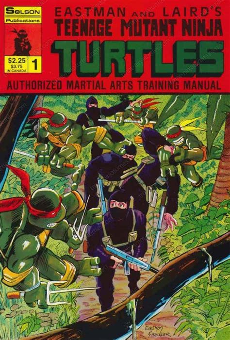 Tmnt Authorized Martial Arts Training Manual Title Tmnt A Collection