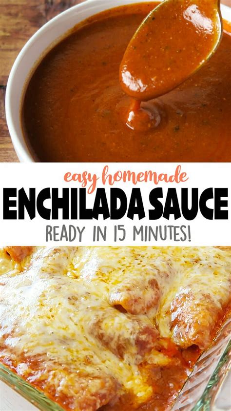 Easy Red Enchilada Sauce {15 Minute Recipe} Recipe Mexican Food