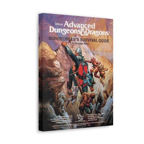 Dungeoneer S Survival Guide X Canvas Print Ad D Dungeons Dragons