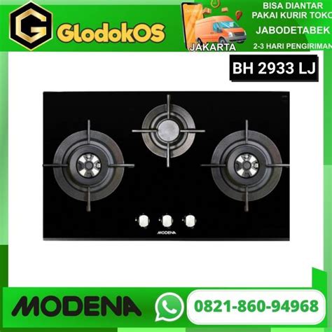 Jual Kompor Gas Tanam Modena Bh Ll Tungku Built In Hob Original