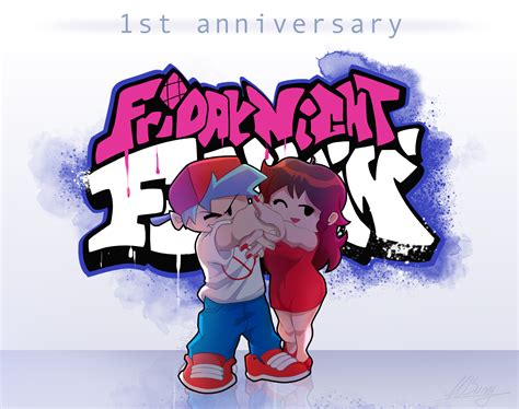 1st Anniversary Of Fnf By Maybunny On Newgrounds