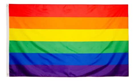 Bandera Lgbt Pride Orgullo Gay Lesbiana Arco Ris X Cm Mercadolibre