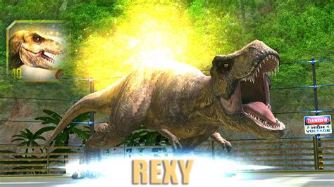 New Legendary Rexy Max X3 Level 40 Jurassic World The Game Youtube