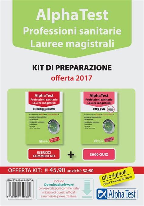 Alpha Test Professioni Sanitarie Lauree Magistrali Kit Di