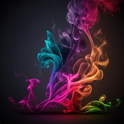 Premium Photo | Artistic smoke colors