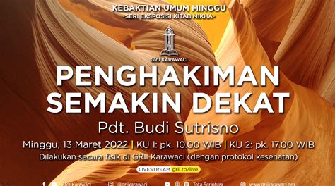 Ku March Kebaktian Umum Pagi Grii Karawaci On Livestream