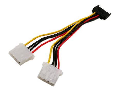 Zdycgtime Inch Sata Pin Male To Dual Pin Molex Lp Female Ide