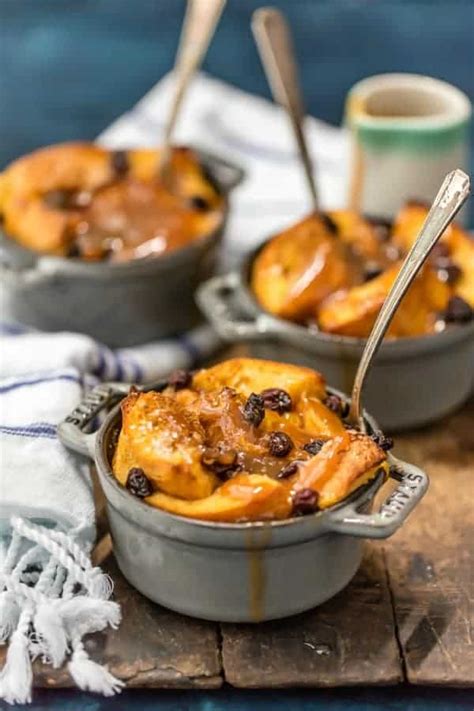 Irish Bread Pudding with Whiskey Caramel Sauce - My Baking Addiction