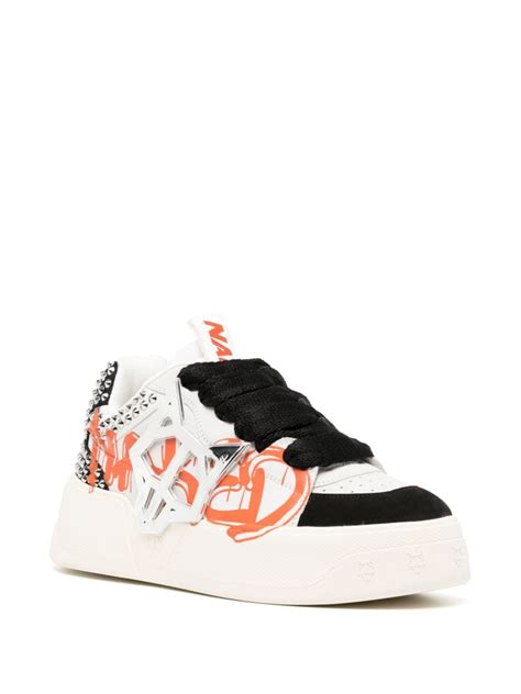 NAKED WOLFE Kosa Graffiti Low Top Sneakers Farfetch