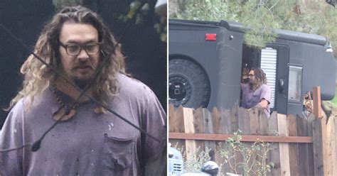 Jason Momoa Living In Rv Looks Unkept And Unrecognizable Amid Lisa