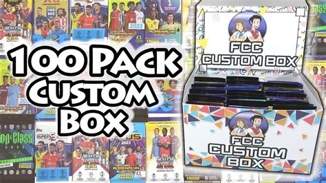 Packs Opening A Custom Booster Box Match Attax Adrenalyn Xl