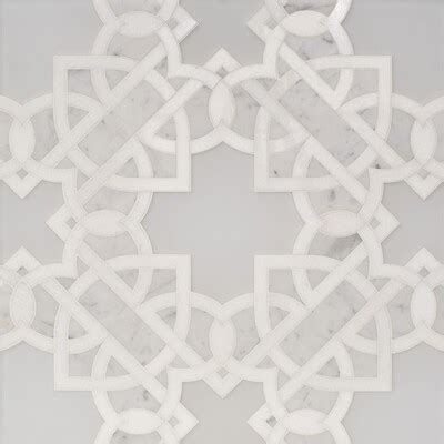 Hippodrome White Carrara Black Thassos White Multi Finish Marble