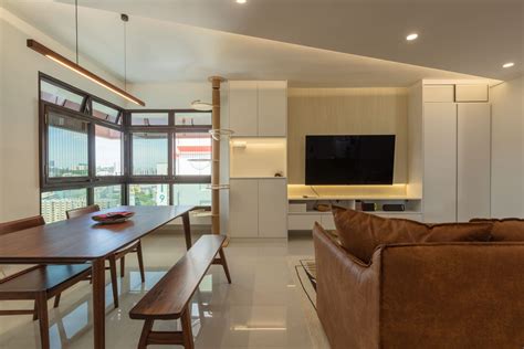 Minimalist Living Room Design Singapore Cabinets Matttroy