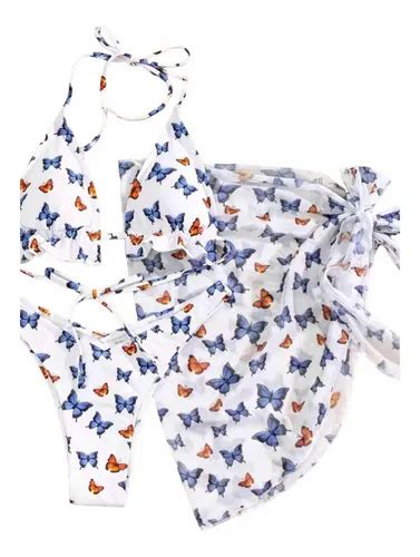 Bikini Traje De Baño Tipo Brasileño 3 Piezas Cuotas sin interés