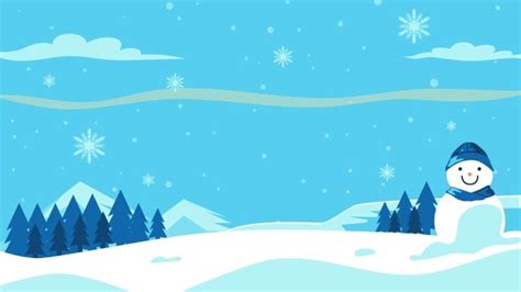 Design this Hand-drawn Snow Winter Desktop Wallpaper layout for free