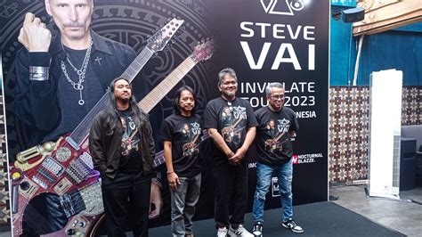 Legenda Gitaris Dunia Steve Vai Akan Konser Di Jakarta Cek Daftar