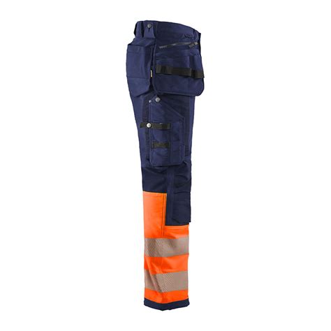 Bl Kl Der Werkbroek Met Weg Stretch High Vis Aworkx