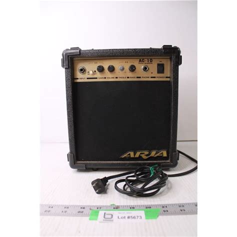 Aria AG-10 Guitar Amplifier (Working) - Bodnarus Auctioneering